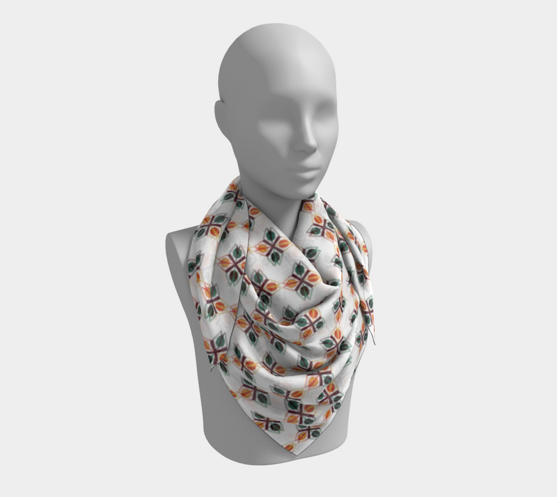 Nia Square Silk Scarf | Black Joy & Afrocentric Fashion