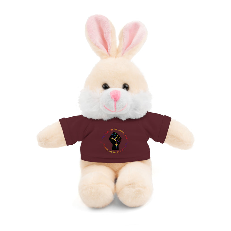 Get Used To It Stuffed Animal | Queer Pride Decor