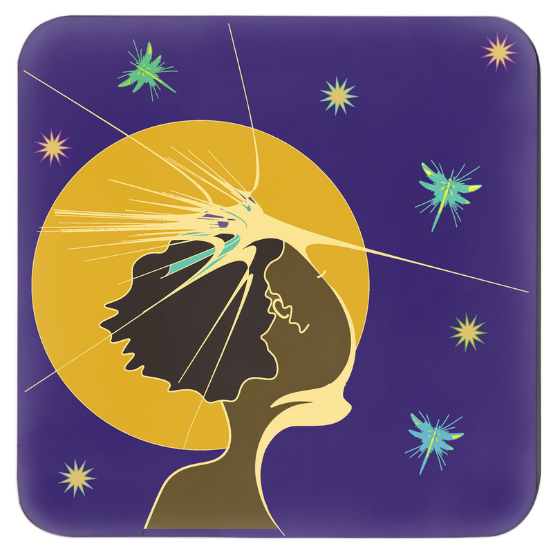 Moon Maiden Coasters | Black Queer Art