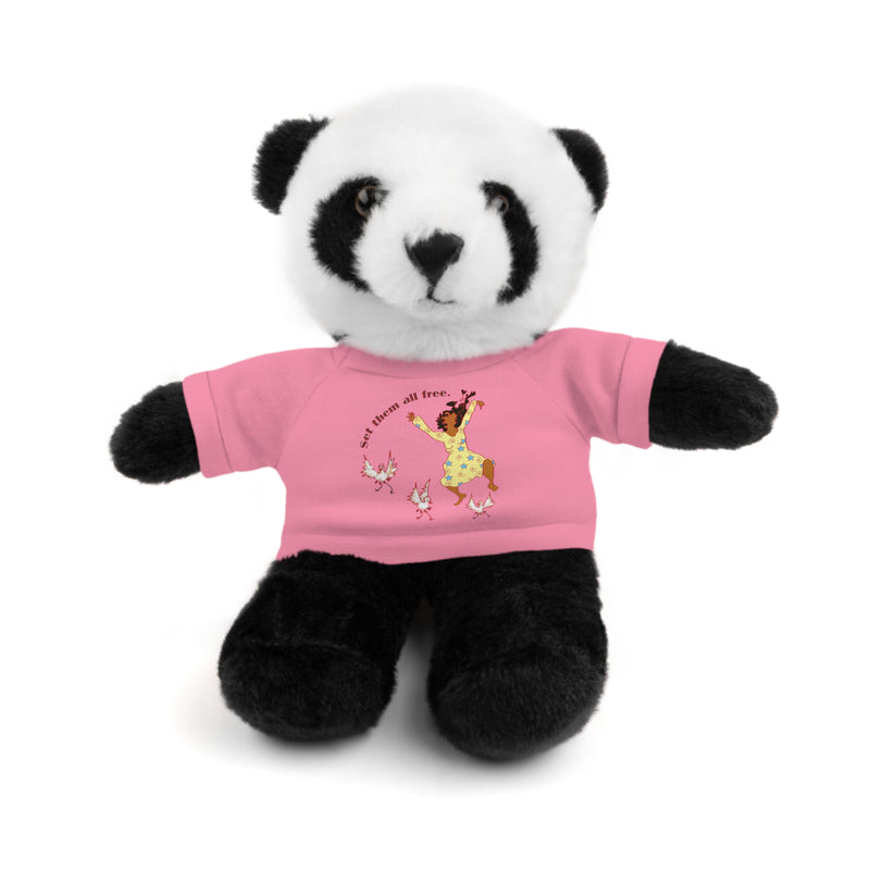Set Em All Free Stuffed Animal | Black Liberation Decor