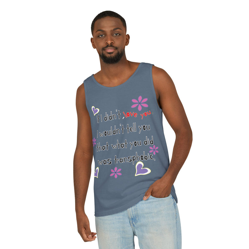 Love Wins (Anti-Transphobia) Tank Top | LGBTQ+ Pride Apparel