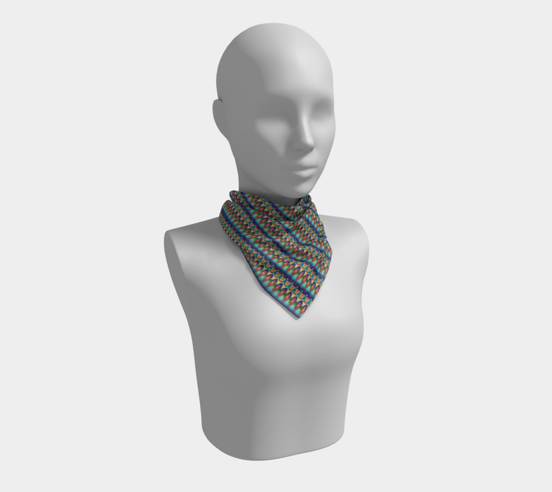 Our Sacred Temples Square Silk Scarf | Black History & Pride