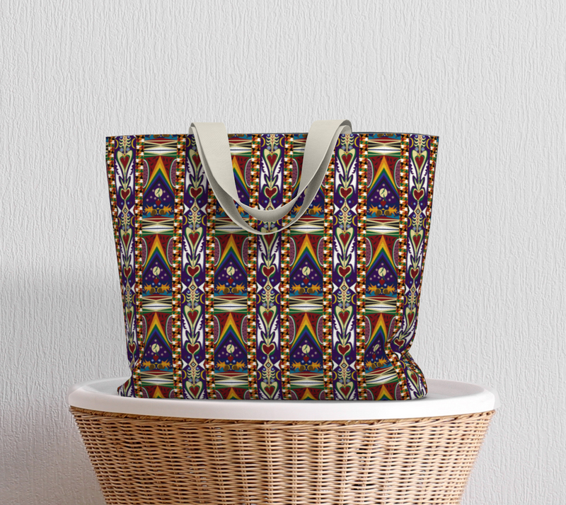 Watermelon Proud Large Tote Bag | Black Queer Pride