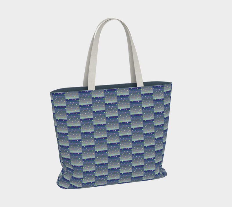 Winter Star Basket Large Tote Bag | Black Joy & Queer Art