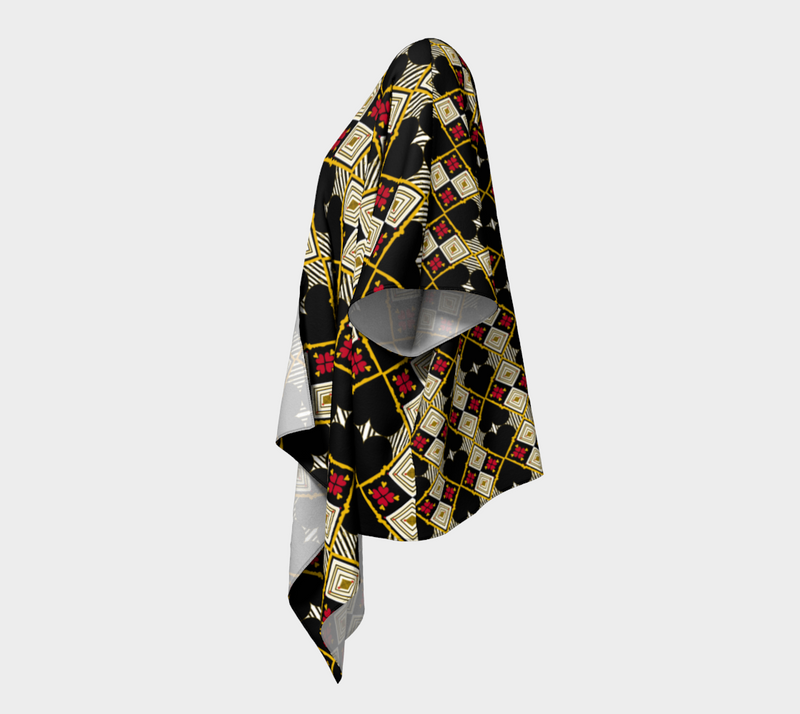 Issa Black Love Thang Draped Kimono | Black Love Apparel