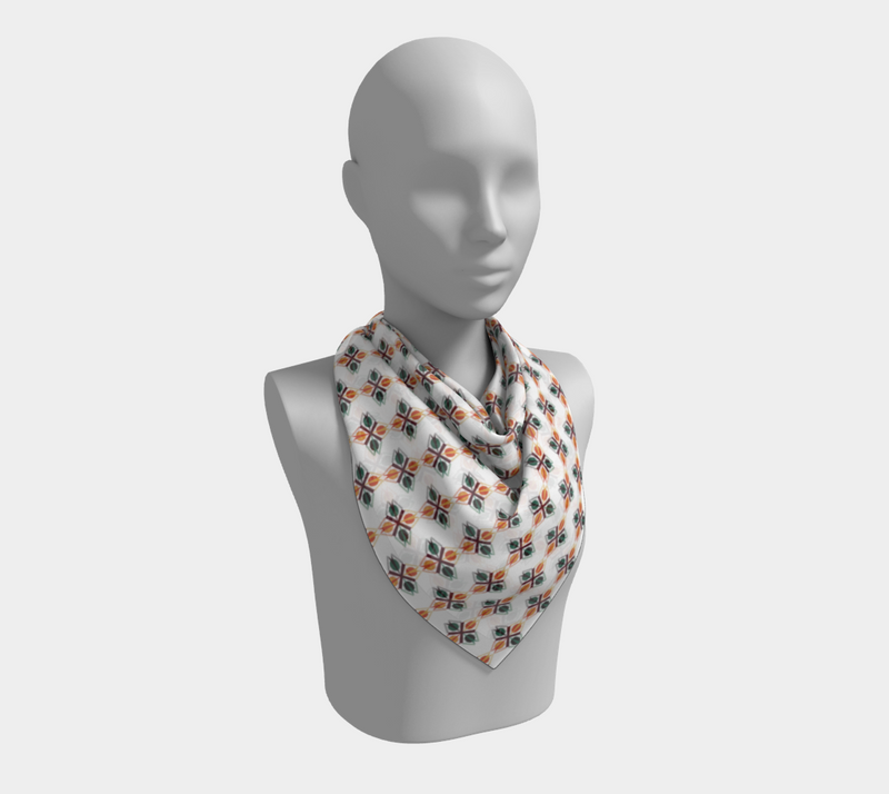 Nia Square Silk Scarf | Black Joy & Afrocentric Fashion