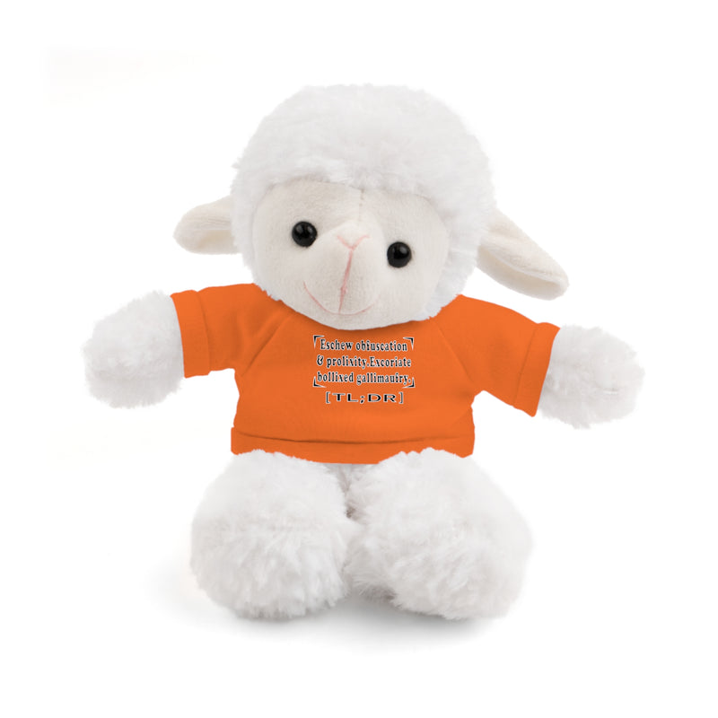 Eschew Obfuscation Stuffed Animal | Queer Affirmation Plushie