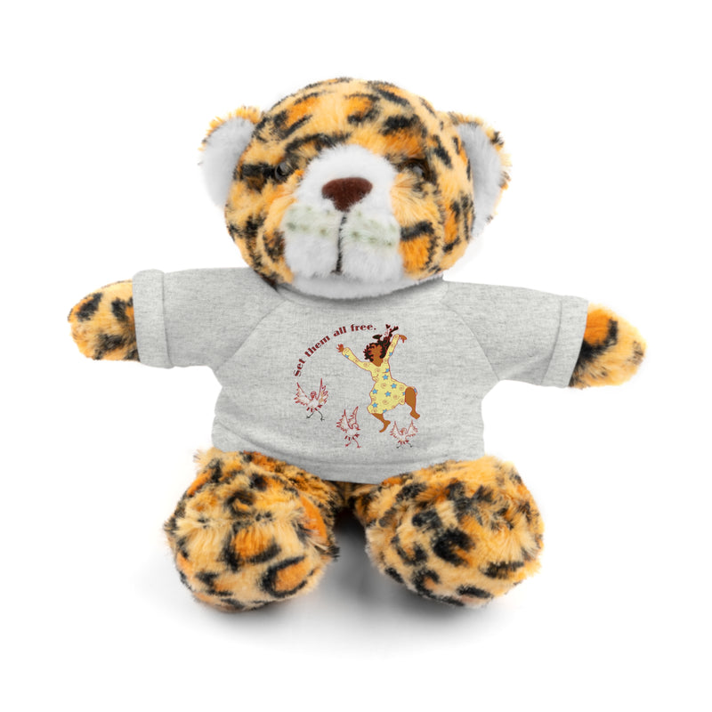 Set Em All Free Stuffed Animal | Black Liberation Decor