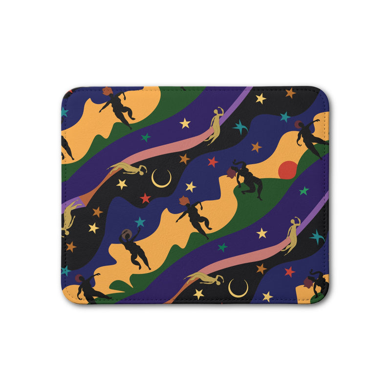 Autumn Dancers Leather Placemat