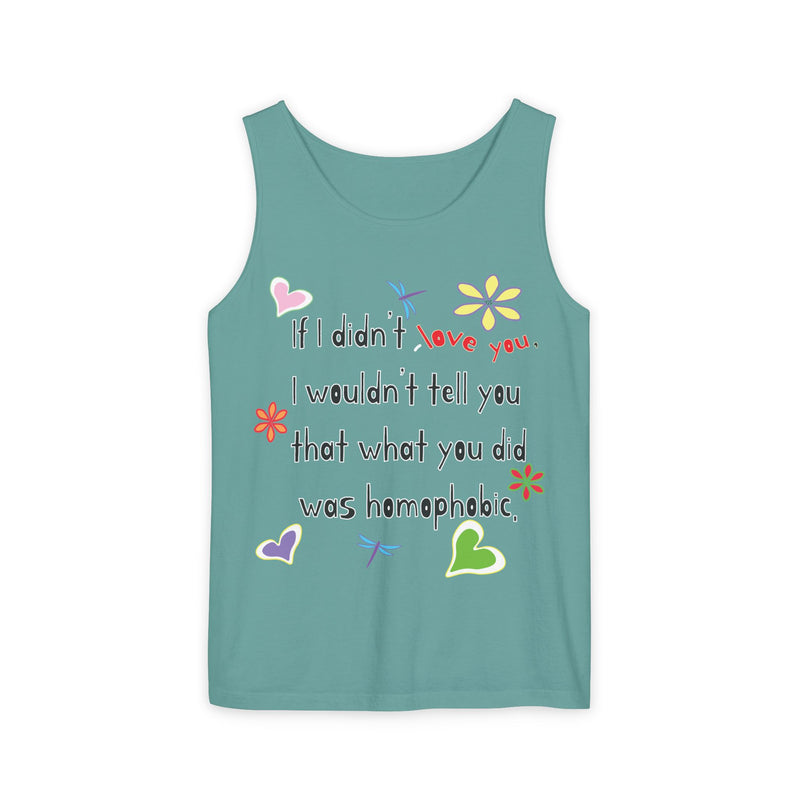 Love Wins (Anti-Homophobia) Tank Top | Queer Pride Apparel