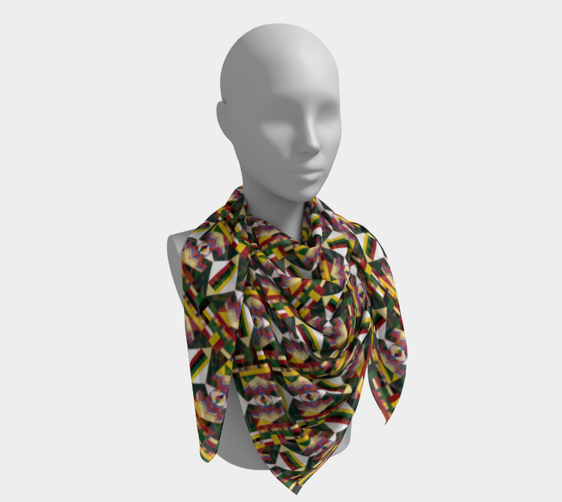 UNTI Square Silk Scarf | Black Queer Art