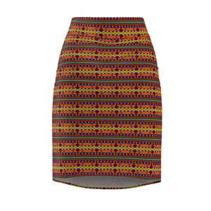 Kujichagulia Pencil Skirt | Black Self-Determination Art