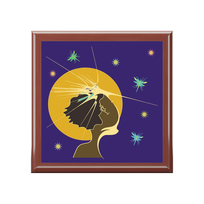 Moon Maiden Jewelry Box | Black Queer Art Decor