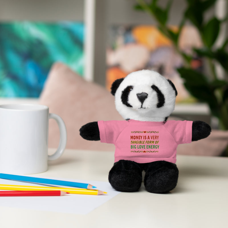 Money Is A Tangible Form Of Love Energy Stuffed Animal | Black Queer Affirmation