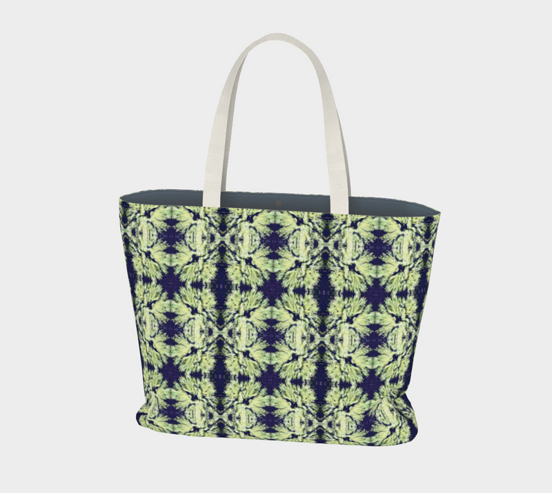 Lovin Lichen Large Tote Bag | Black Queer Art