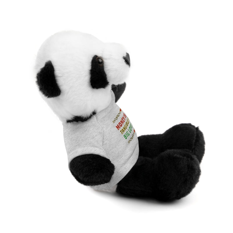 Money Is A Tangible Form Of Love Energy Stuffed Animal | Black Queer Affirmation