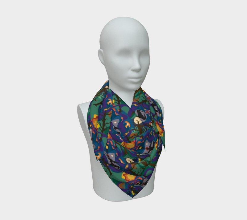 Huselves N Alla Creation Silk Square