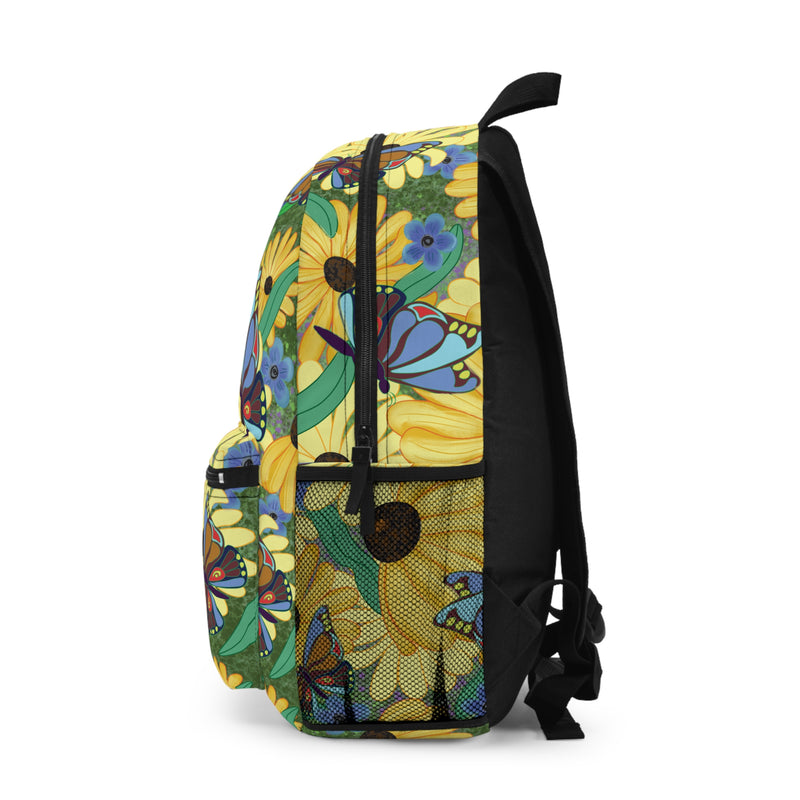 The Susans Party Backpack — Bright Floral Daypack