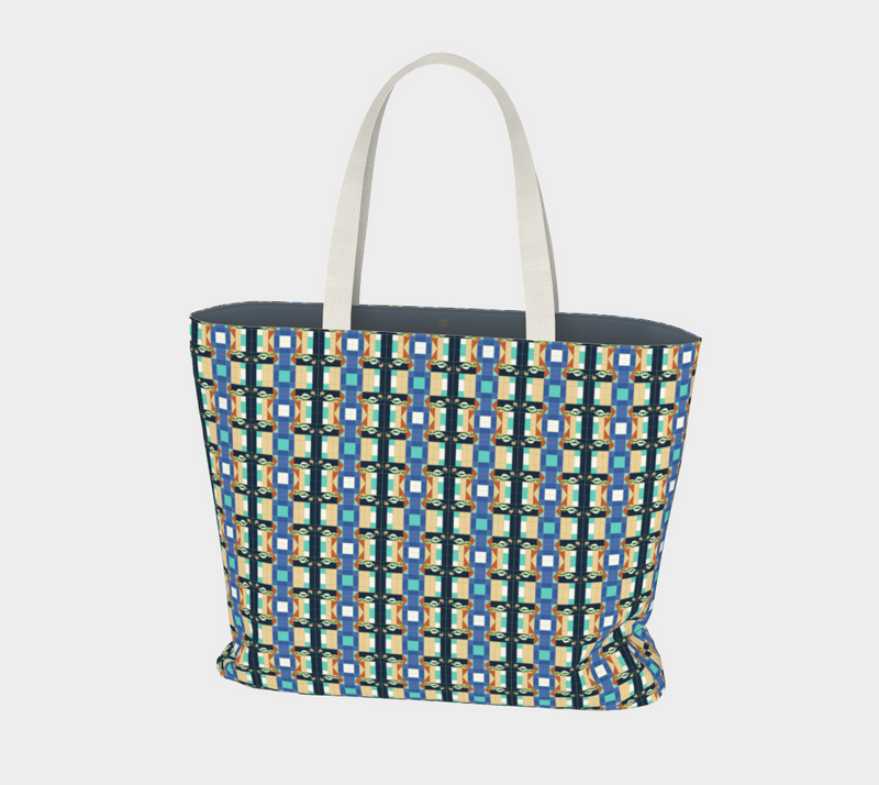 Deep Wata Large Tote Bag | Afrocentric Pride
