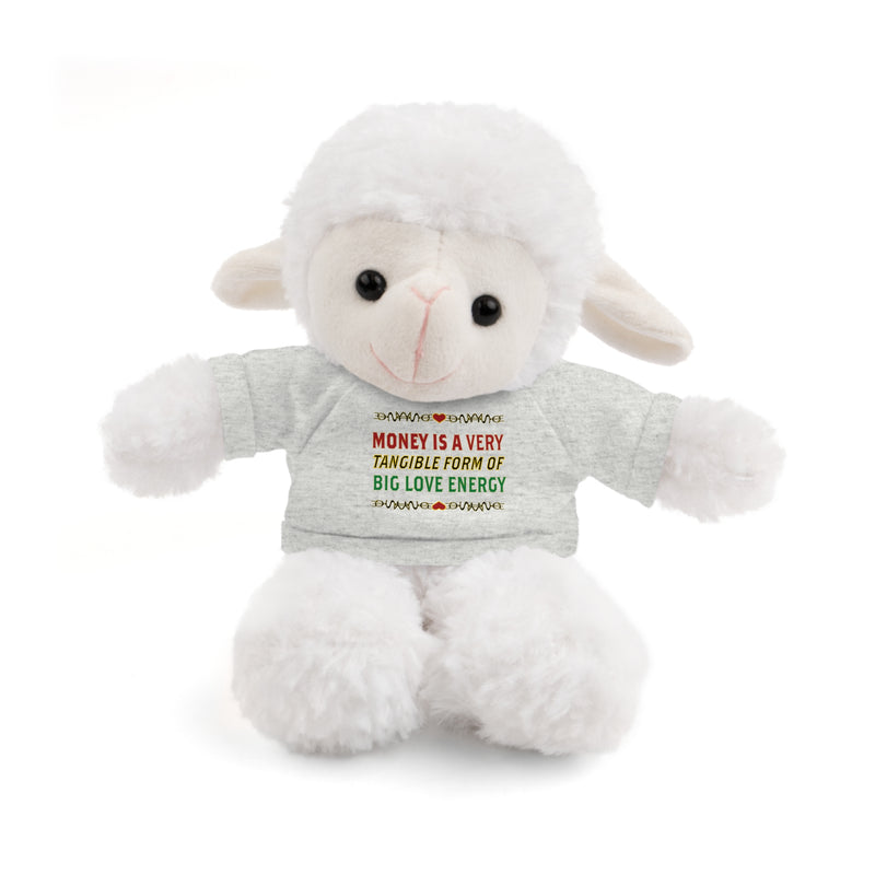 Money Is A Tangible Form Of Love Energy Stuffed Animal | Black Queer Affirmation