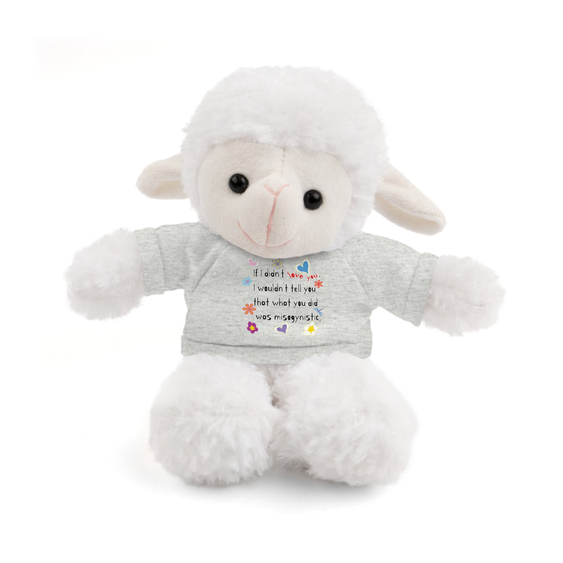 Love Wins (Anti-Misogyny) Stuffed Animal | Queer Affirming Gifts