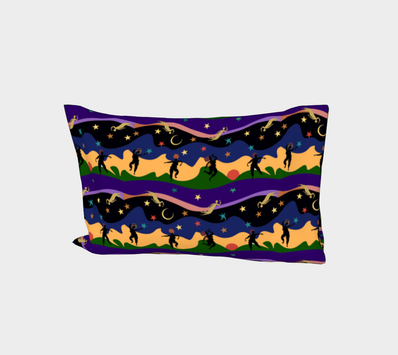 Autumn Dancers Silk Pillow Sleeve