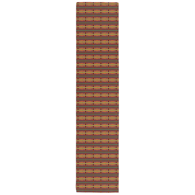 Kujichagulia Cotton Table Runner | Black History Home Decor