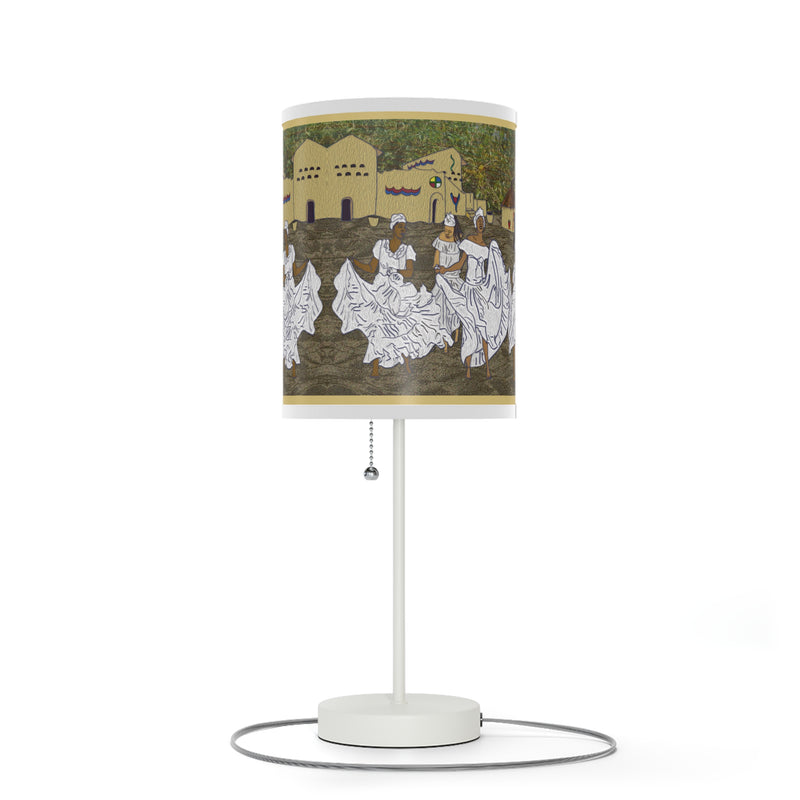 Celebration For Wombed Ones Lamp on a Stand | Black Queer Home Decor