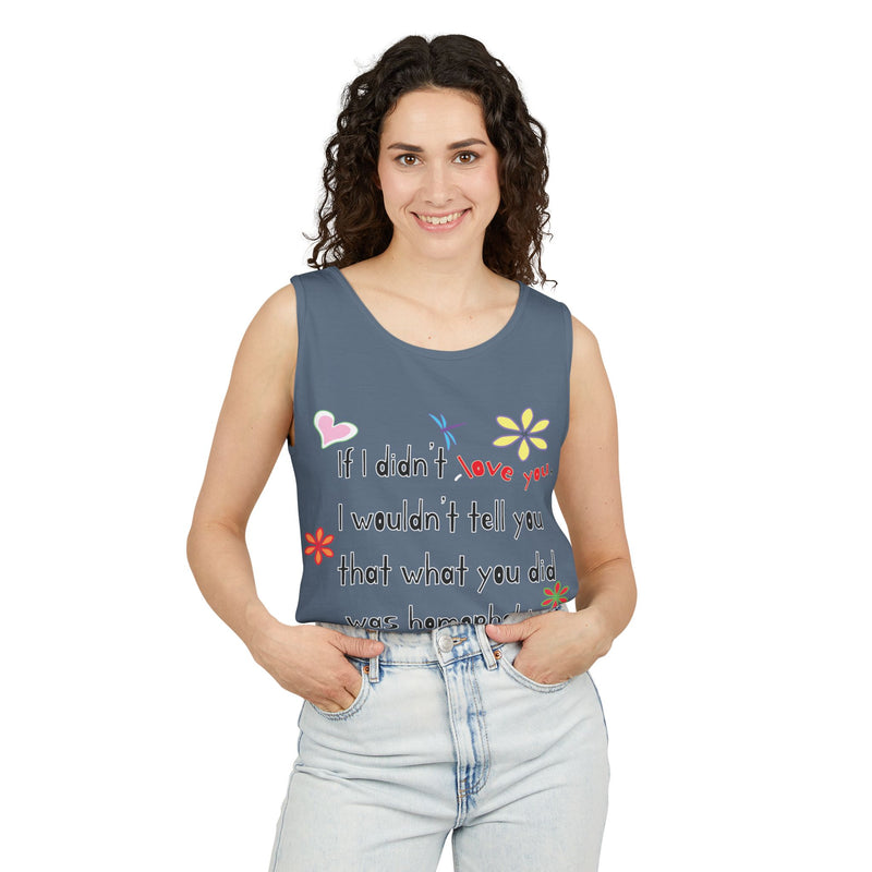 Love Wins (Anti-Homophobia) Tank Top | Queer Pride Apparel