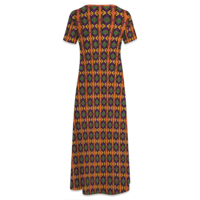 Celebrating Sistas Short Sleeve Maxi Dress