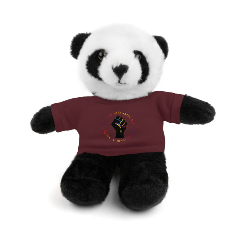 Get Used To It Stuffed Animal | Queer Pride Decor