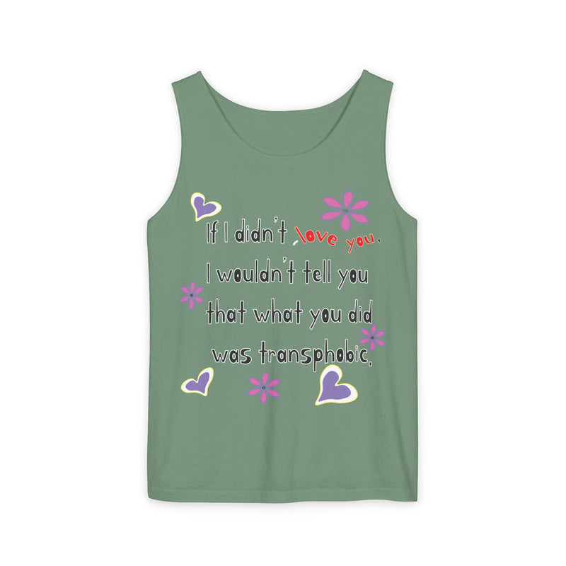 Love Wins (Anti-Transphobia) Tank Top | LGBTQ+ Pride Apparel