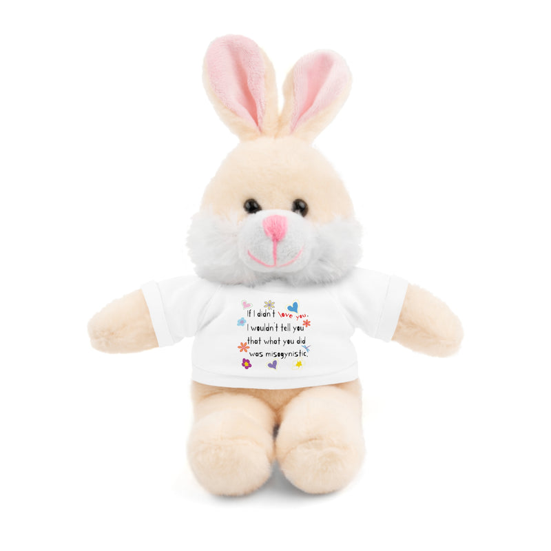 Love Wins (Anti-Misogyny) Stuffed Animal | Queer Affirming Gifts