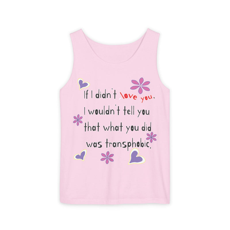 Love Wins (Anti-Transphobia) Tank Top | LGBTQ+ Pride Apparel