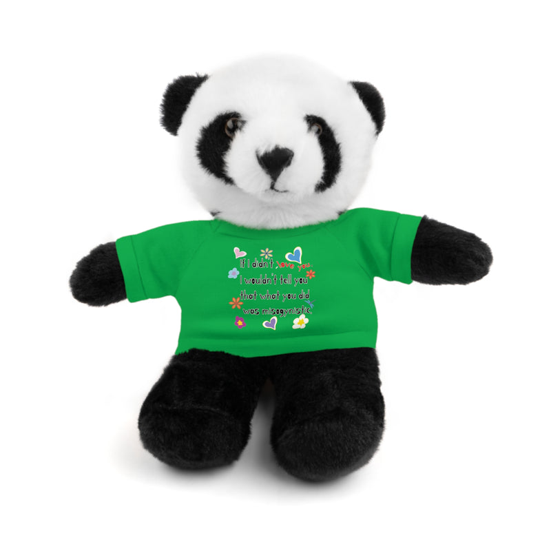 Love Wins (Anti-Misogyny) Stuffed Animal | Queer Affirming Gifts