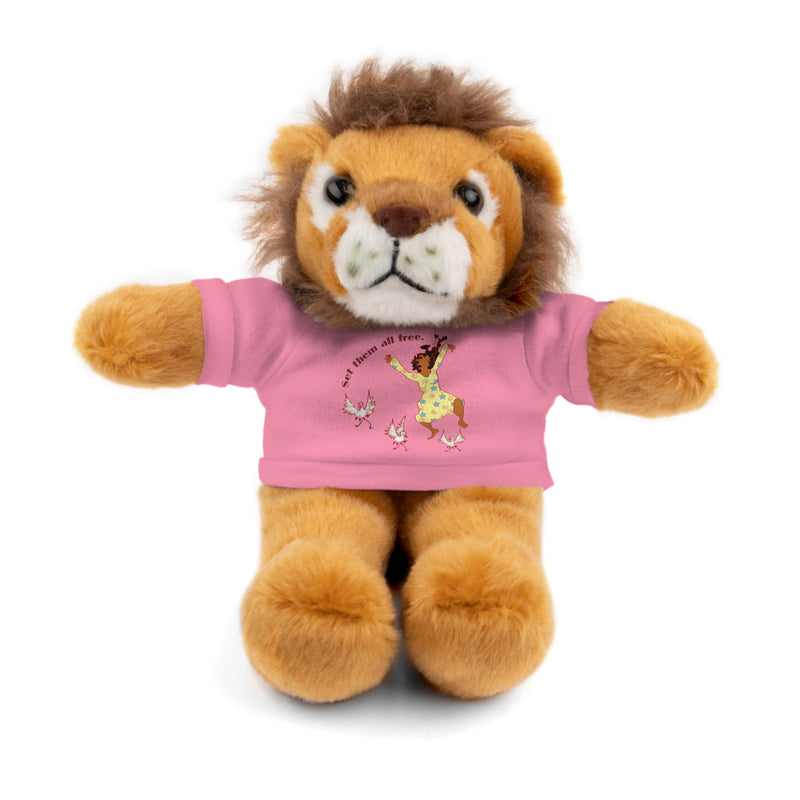 Set Em All Free Stuffed Animal | Black Liberation Decor