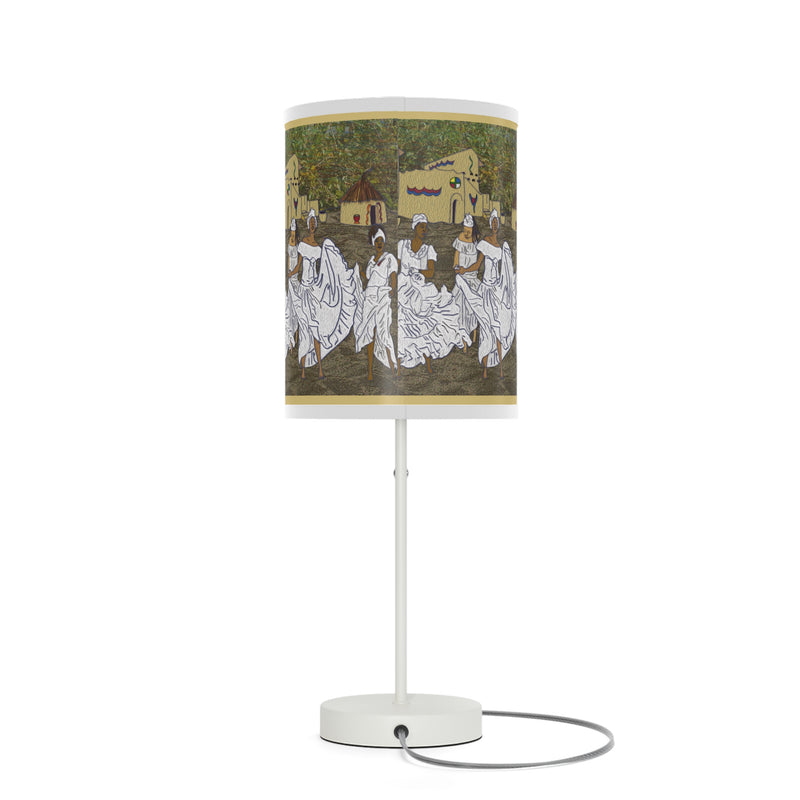 Celebration For Wombed Ones Lamp on a Stand | Black Queer Home Decor