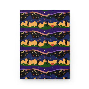 Autumn Dancers Hardcover Journal | Black Joy & Afrocentric Art