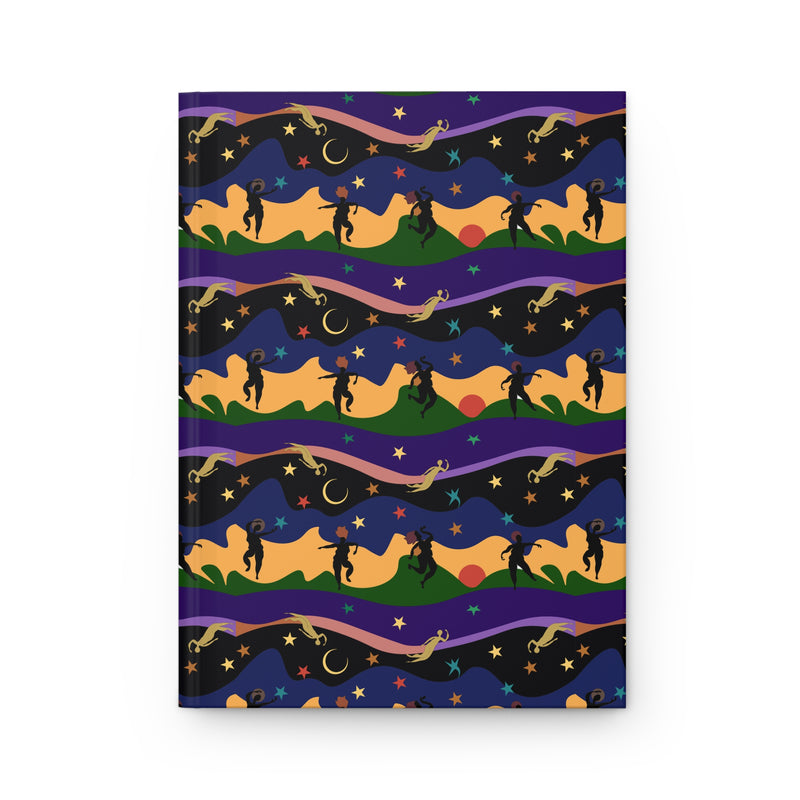 Autumn Dancers Hardcover Journal | Black Joy & Afrocentric Art