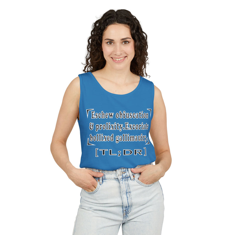 [TL;DR] Tank Top | Black Queer Affirmation