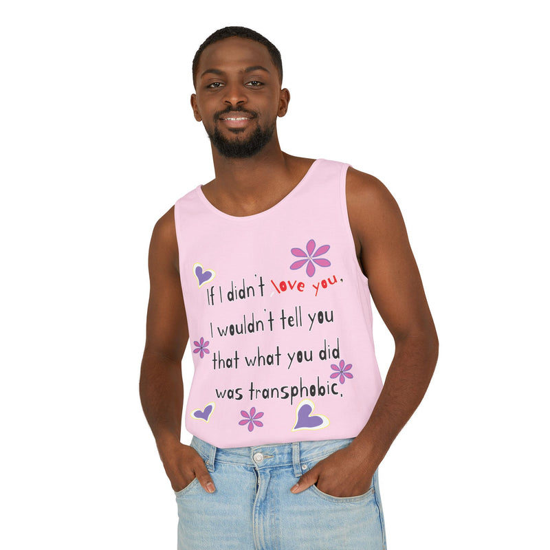 Love Wins (Anti-Transphobia) Tank Top | LGBTQ+ Pride Apparel