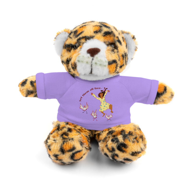 Set Em All Free Stuffed Animal | Black Liberation Decor