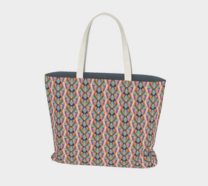 Opening The Worlds Large Tote Bag | Afrocentric Queer Art