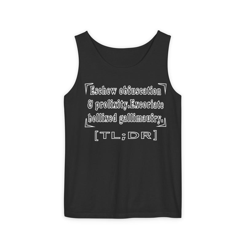 [TL;DR] Tank Top | Black Queer Affirmation