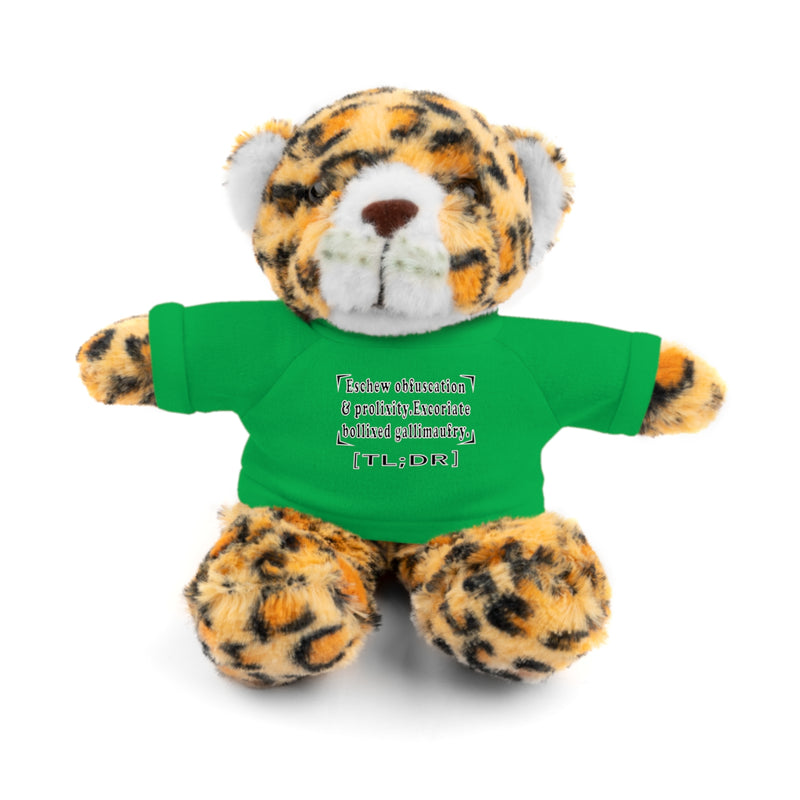Eschew Obfuscation Stuffed Animal | Queer Affirmation Plushie