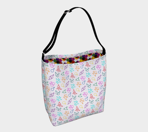 Come As You Are (Light) Messenger Tote | Queer Affirming Art