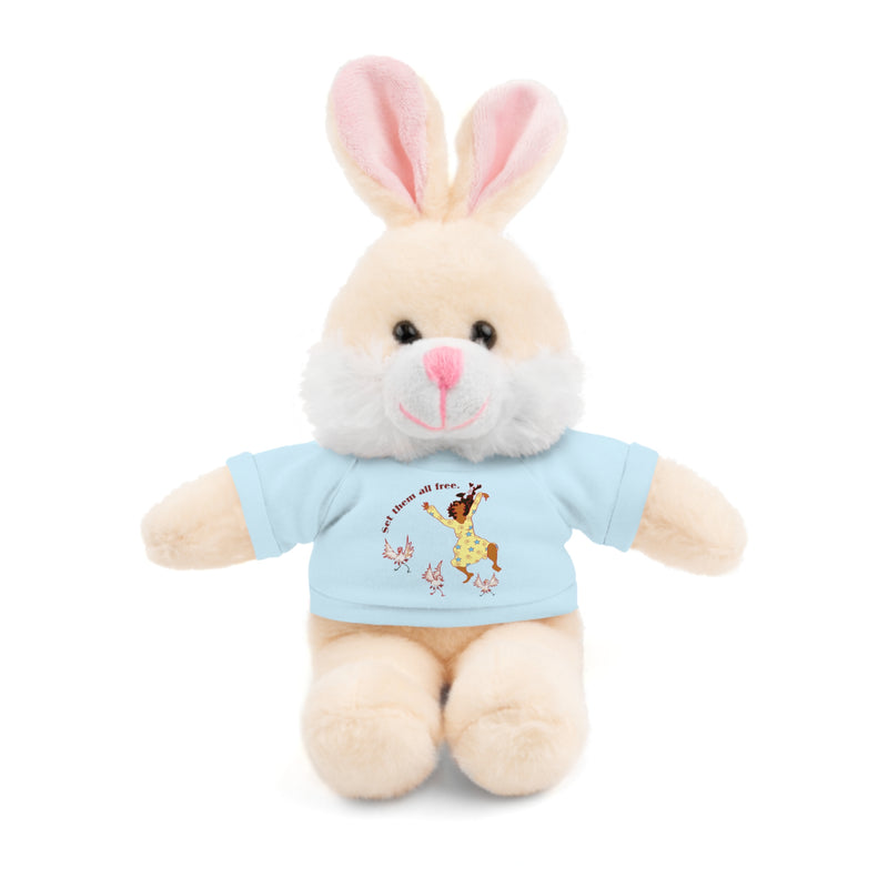 Set Em All Free Stuffed Animal | Black Liberation Decor