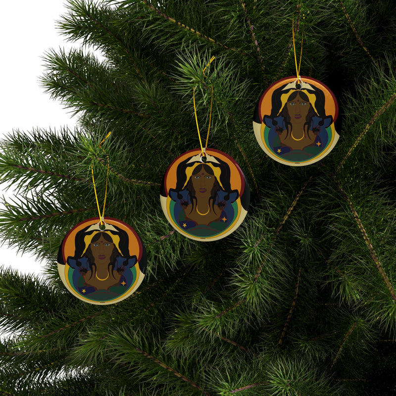 Spirit Mama Ceramic Ornaments | Black Queer Home Decor