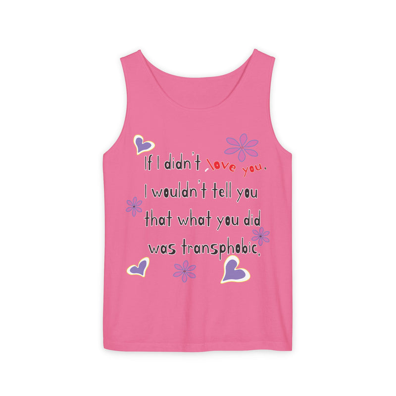 Love Wins (Anti-Transphobia) Tank Top | LGBTQ+ Pride Apparel