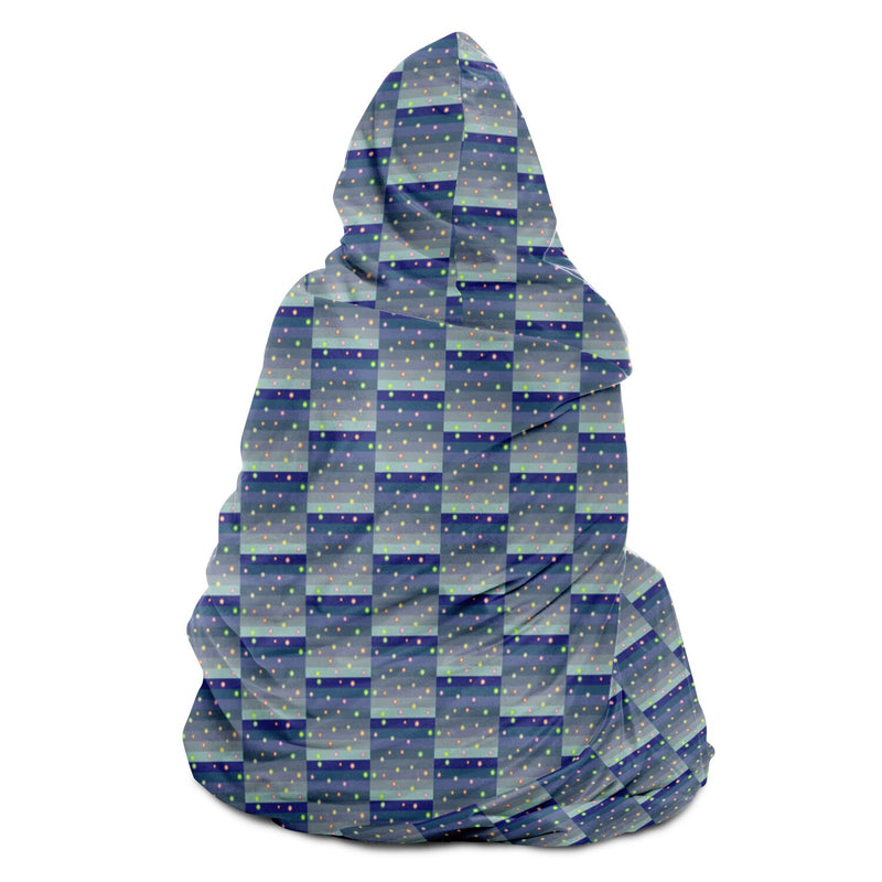 Winter Star Basket Hooded Blanket | Afrocentric Cozy Decor